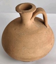 BELLA ANTICA BROCCA ROMANA IN TERRACOTTA MONOCOMANDO 100-200 AD. 12 cm.