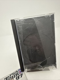 PGA Tour 97 (Sega Saturn, 1996) Broken Case, Disc and Manual