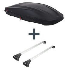 Dachbox G3 Spark 520 + Dachträger Menabo Ariete für Mini Clubman Typ R55 NEU Set