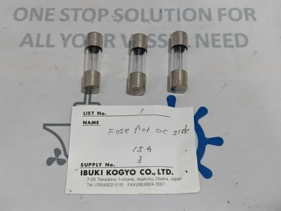 Ibuki Kogyo F7165 Fuse 250V 15A For Telephone (Lot Of 3 Pcs)