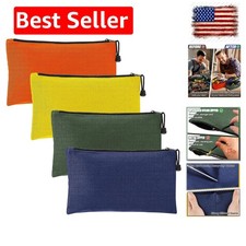 4 Pack Heavy-duty Canvas Tool Bags Pouches, 11.2''x 7''