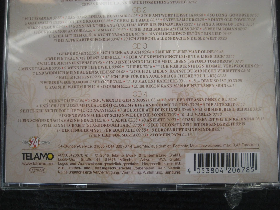 4 CD-Box  LENA VALAITIS  Jubiläumsbox  shop24direct  NEU & OVP  Hits  Best of - Bild 4 von 4