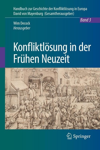KonfliktlöSung In Der FrüHen Neuzeit Wim Decock-image
