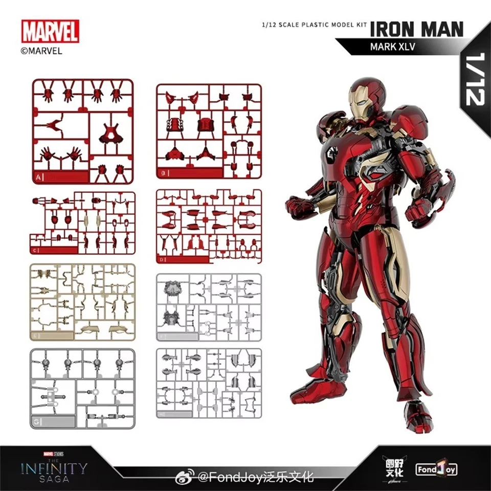 Fondjoy Original MK45 Iron Man5 Avengers: Age of Ultron Vibranium - Image 3 of 4
