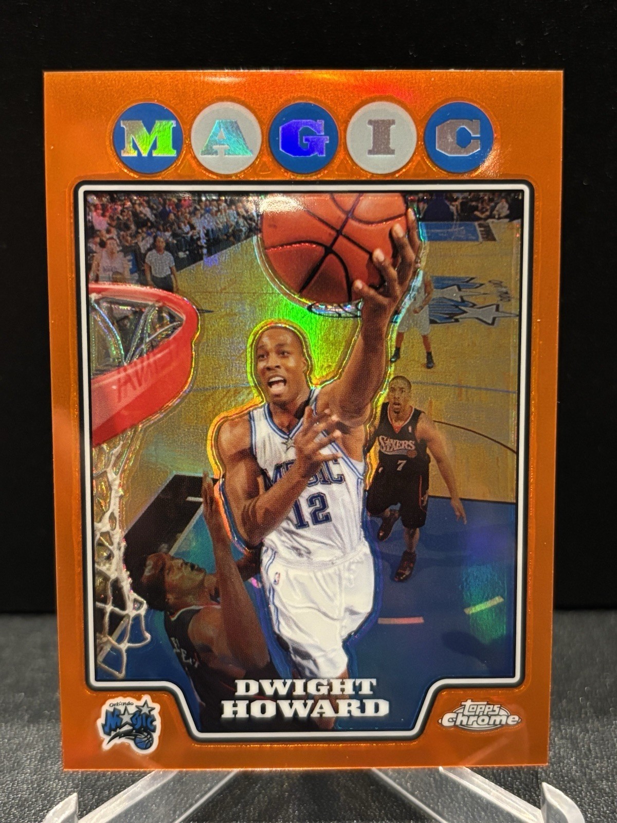2008-09 Topps Chrome - Dwight Howard #12 Orange Refractor /499