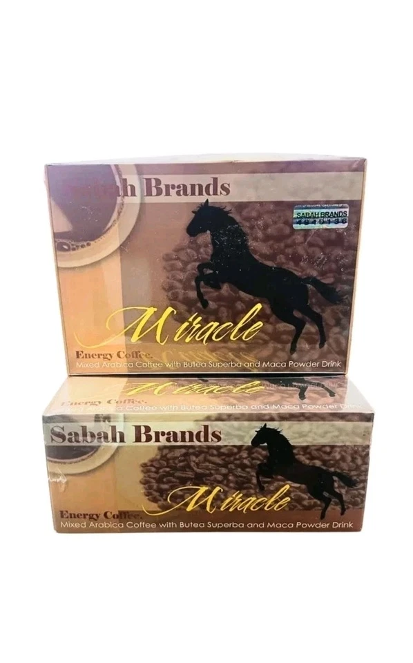 Miracle Coffee Sabah Brands 20 Sachets For Men and Women Energy Booster ORIGINAL - Image 2 of 4