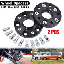 2X 20mm 5x120 Spurverbreiterung 65,1mm Spurplatten Für VW T5 T6.1 T7 Amarok M14