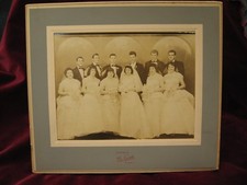 Vintage  Queens LI NY Wedding Party Photograph Hy Grade Print Vgd