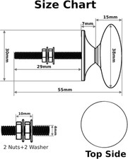 20 Pomelli In Ceramica Stile Vintage Con Motivo Floreale - Per Porte, Armadi, Cassetti - Design Colorato - Foto 7