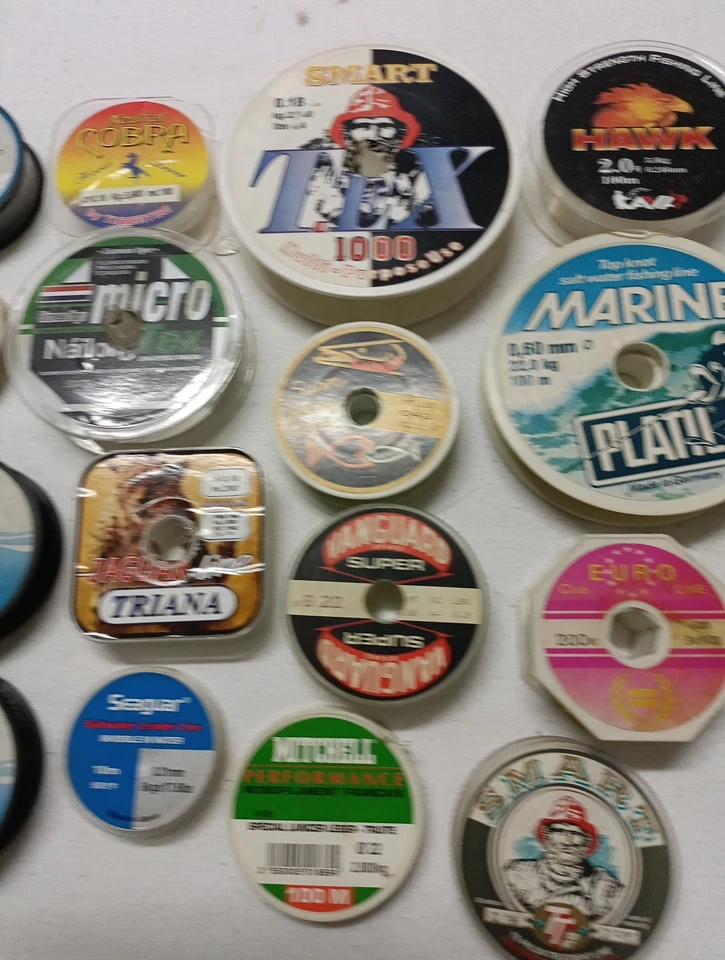 Filo Pesca Bobine Lotto 16 Pezzi Usate Da Collezione VintageLEGGETE DESCRIZIONE - Immagine 4 di 4