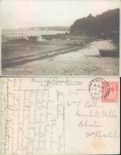 Studland Beach Swanage Photocrom Co Ltd 1929 postmark Landscapes Seascape