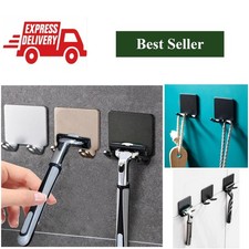 Wall Mount Razor Holder Bathroom Organizer Metal Hook