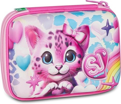 SJ GANG STYLE JAM GANG Schulranzen Speed Pad 3D HEART BUDDY GIRL, Rosa