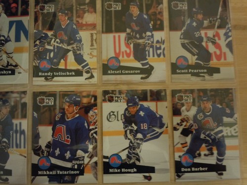 QUEBEC NORDIQUES ~ 1991-92 Pro Set TEAM SET ~ 27 Cards ~ SAKIC SUNDIN NOLAN - Picture 4 of 10