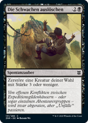  Magic the Gathering - Die Schwachen auslöschen - ZNR-DE131 MtG NM