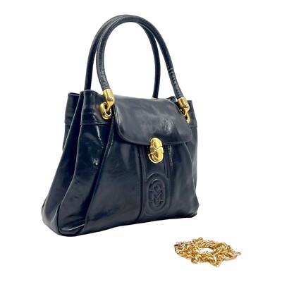 Vintage MARINO ORLANDI Leather Handbag Satchel Shoulder Bag  display picture 2