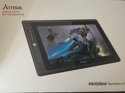 【中古】Artisul D16 PRO 15.6” LCD Sketch-Pad Pen Display Artisul D16 Price Artisul D16 PRO Graphics Drawing Tablet