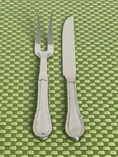 Reed & Barton BEAD Stainless Isaac Mizrahi Live Steak Carving Set Flatware