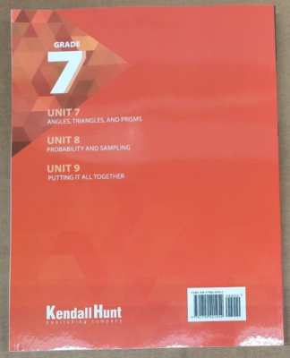 Illustrative Mathematics: Grade 7 Units 7-9 Student Edition