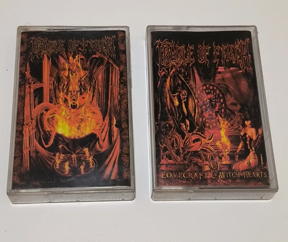 Cradle of Filth - Lovecraft & Witch Hearts 2002 - indonesia 2X tapes ORIGINAL - Image 4 of 4