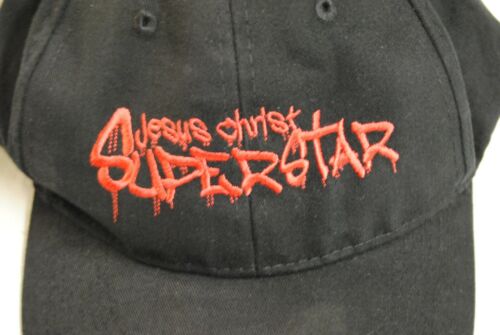 Jésus Christ Superstar Brodé Rouge Logo Casquette Baseball Neuf Official Rare - Picture 3 of 6
