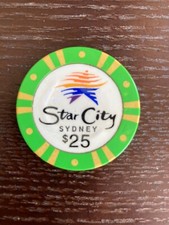 STAR CITY CASINO CHIP $25..RARE.. Mint Condition