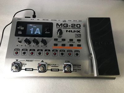 Nux MG-20 Electric Modeling Guitar Multi Effects Modeling Processor JP USED