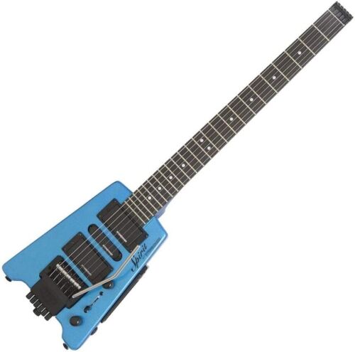 STEINBERGER GT-PRO DELUXE FB Frost Blue Headless Electric Guitar with Gig Bag - Picture 1 of 3