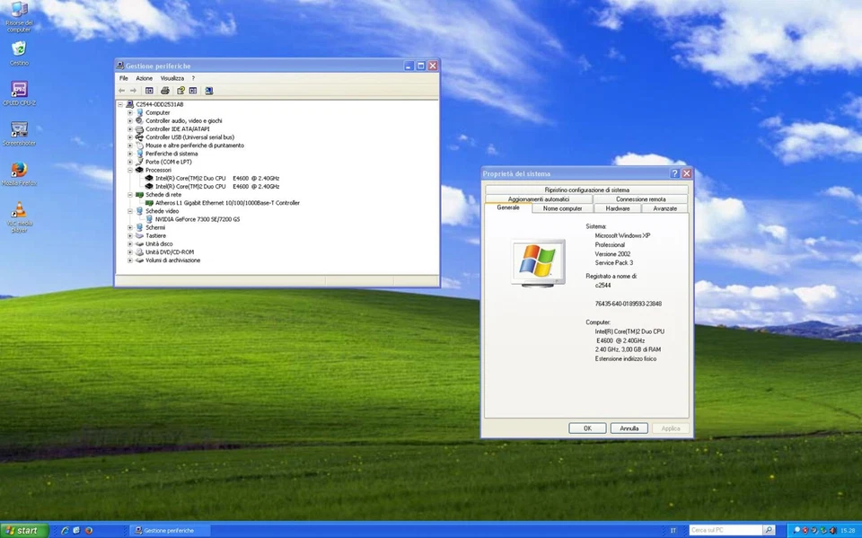 Pc Intercomp Micro 2 Intel Core 2 E4600 2.40GHz Ram 2 Hd 160 P5GC-VM/S Xp Prof - Immagine 4 di 4