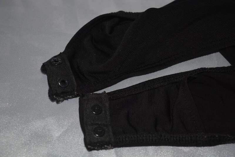 Body Noir épaules Découvertes Jennifer Taille S - Polyester, Occasion Très Bon état