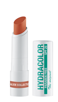Hydracolor Lippenpflege/Lippenstift SPF 25 – Farbe 46 Brick Red, Mit UV-Schutz, Pflegende Formel