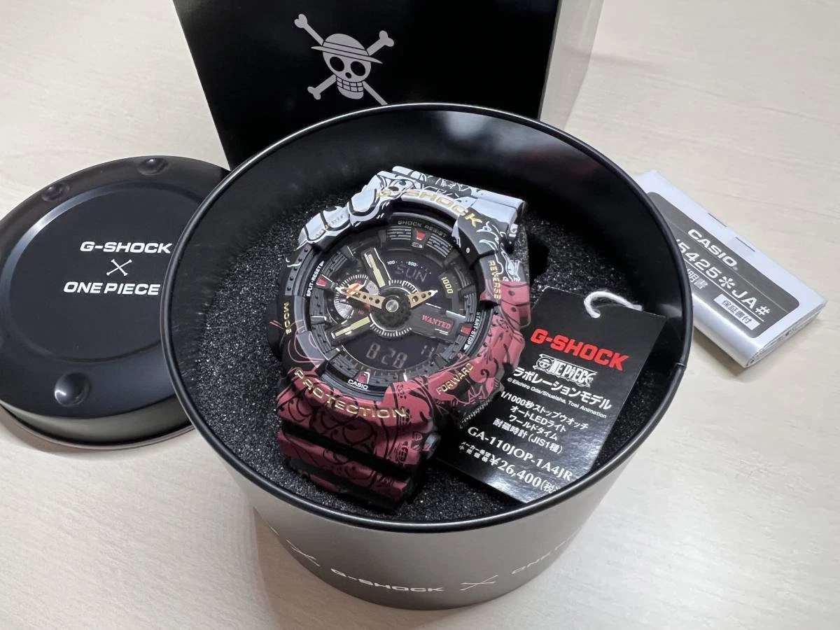 CASIO G-SHOCK x ONE PIECE Collaboration Model GA-110JOP-1A4JR from Japan F/S