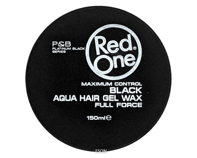 3x Red One Hair Gel Wax Black Container Full Force Maximum Control