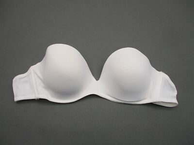 36C Tezenis Womens White Underwire Padded Back Closure Strapless/Multiway Bra