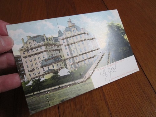 Postal de colección St Lukes Hospital Nueva York NY NYC brillo sin publicar principios de 1900 - Imagen 3 de 10