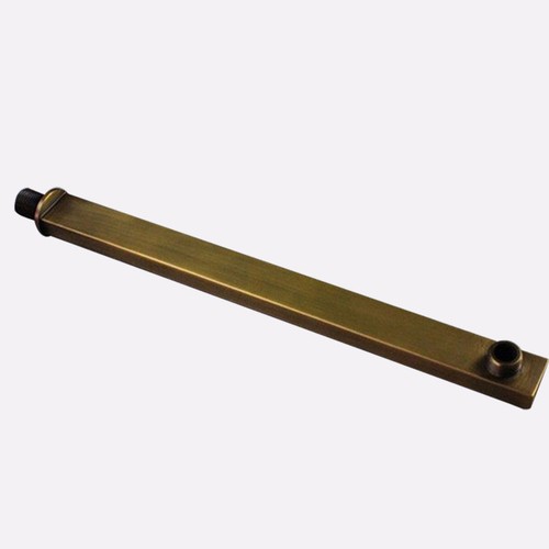 Bathroom Square Antique Brass Wall Mounted Shower Mixer Rainfall Shower Head Tap - Picture 3 of 4