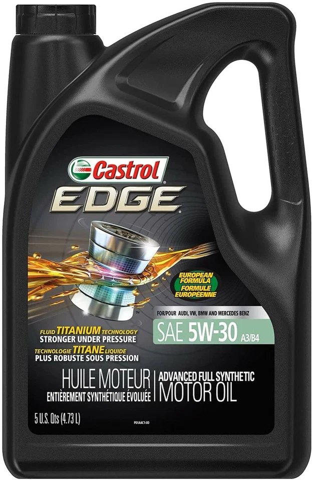KIT DE 10 CUARTOS DE GALÓN 5W-30 CASTROL EDGE FÓRMULA EUROPEA ACEITE DE MOTOR PARA MERCEDES Foto 4 de 4
