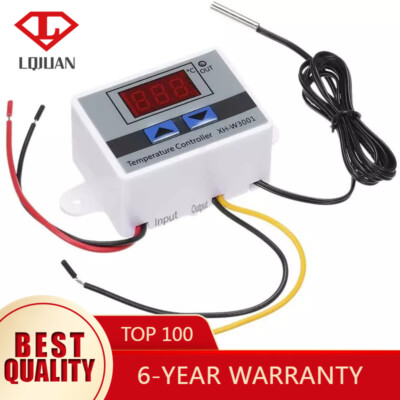 12V Digital LED Temperature Controller Switch with Probe 10A Thermostat ...