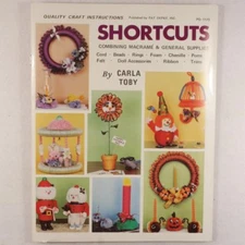 Craft Book Seasonal Projects Short Cuts Macrame Instruction Book #41001173