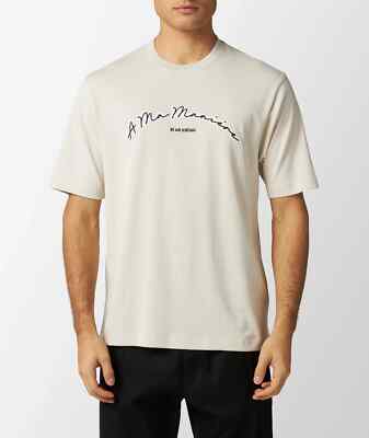 Air Jordan A Ma Maniere Short Sleeve Beige Tee T-Shirt Herren L - FN0609-104