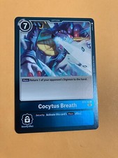 Cocytus Breath ST2-16 U Foil Digimon CCG | Resurgence Booster NM