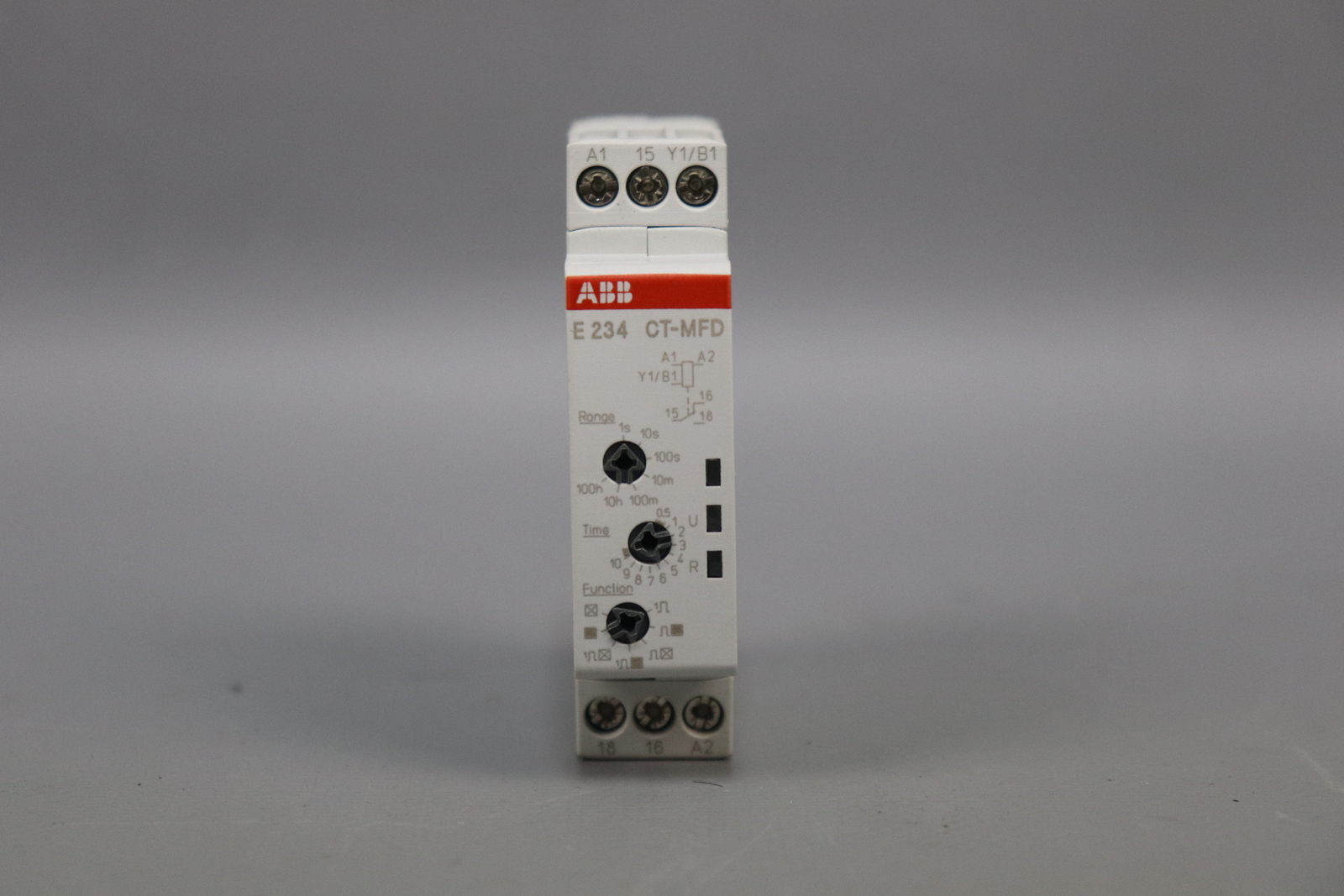 ABB 1SVR500020R0000 Zeitrelais CT-MFD.12 E234 24-240VAC 24-48VDC Unused ...