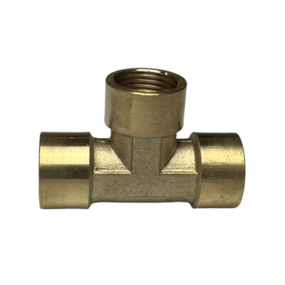 3/8  Female BSP 3-Way Brass Pipe Tee Fitting Adapter splitter Connector