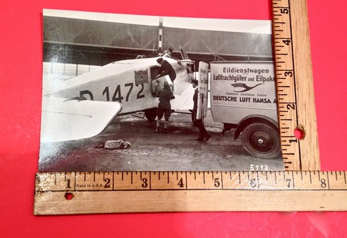 Vintage 1930s Deutsche Luft Hansa (Lufthansa) Airmail Press Photos Heinkel HE-70