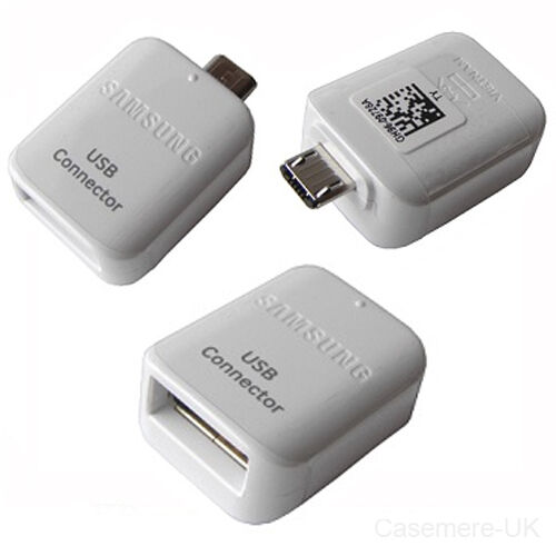 Samsung Adapter Micro USB to USB Adapter OTG For  Galaxy Tab 4 10.1" SM-T530 - Picture 1 of 15