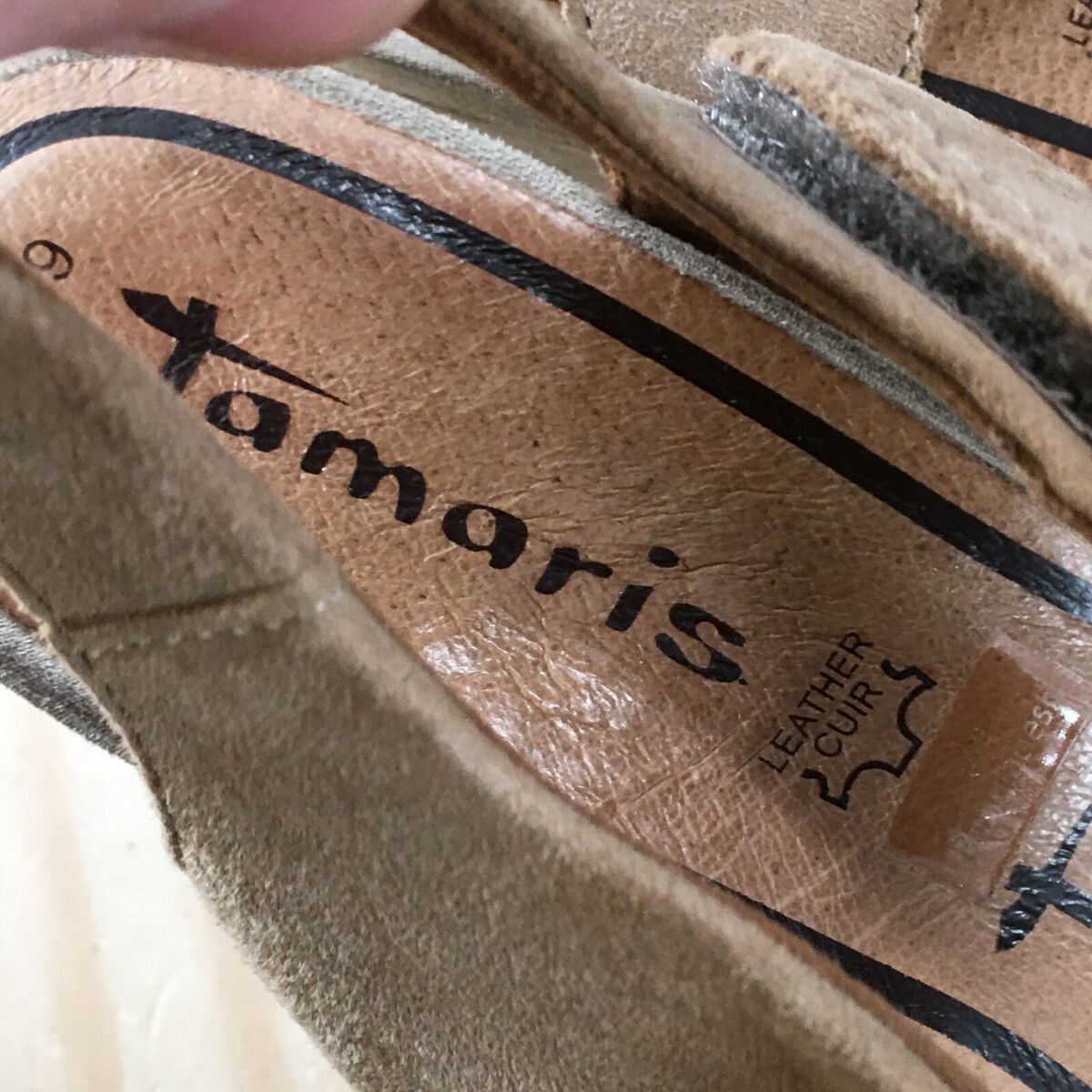 Tamaris Sandals Womens 39 Alis Platform Wedge Heels Beige Tamaris Sandals Womens 39 Alis Platform Wedge Heels Beige