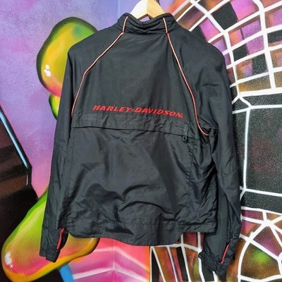 Harley Davidson Damen Jacke schwarz/rot, Medium
