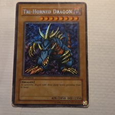 Tri-Horned Dragon LOB-000 The Legend of Blue Eyes White Dragon 1st