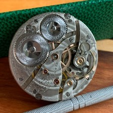 1913 Waltham Grade: No. 645 16S 21 Jewels Railroad Pocket Watch Movement Runs