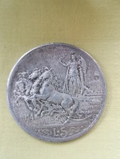 Moneta Lire 5  Vittorio Emanuele III Re d'Italia 1914